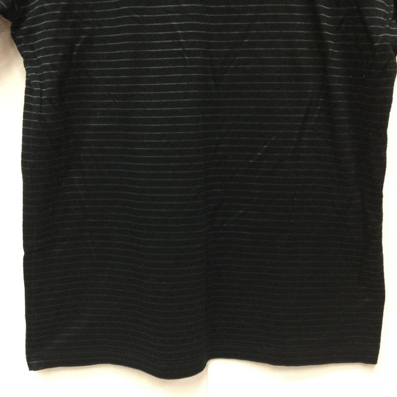 BURBERRY BLACK LABEL バーバリーブラックレーベル 半袖 Tシャツ T Shirt  BMV05-707-08 エポーレット付 ボーダー柄 ホース刺繍 半袖Ｔシャ 10089496｜istitch-store｜06