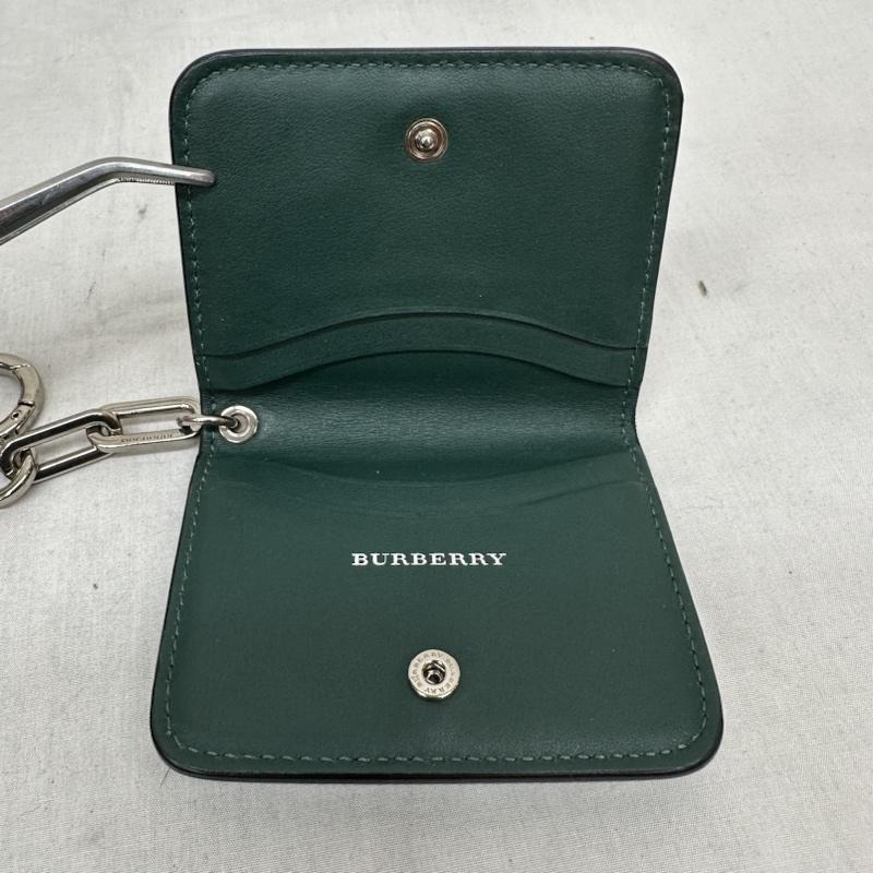 BURBERRY バーバリー コンパクト財布 財布 Wallet Compact Wallet チェーン付 レザー ミニウォレット カードケース 10093990｜istitch-store｜04