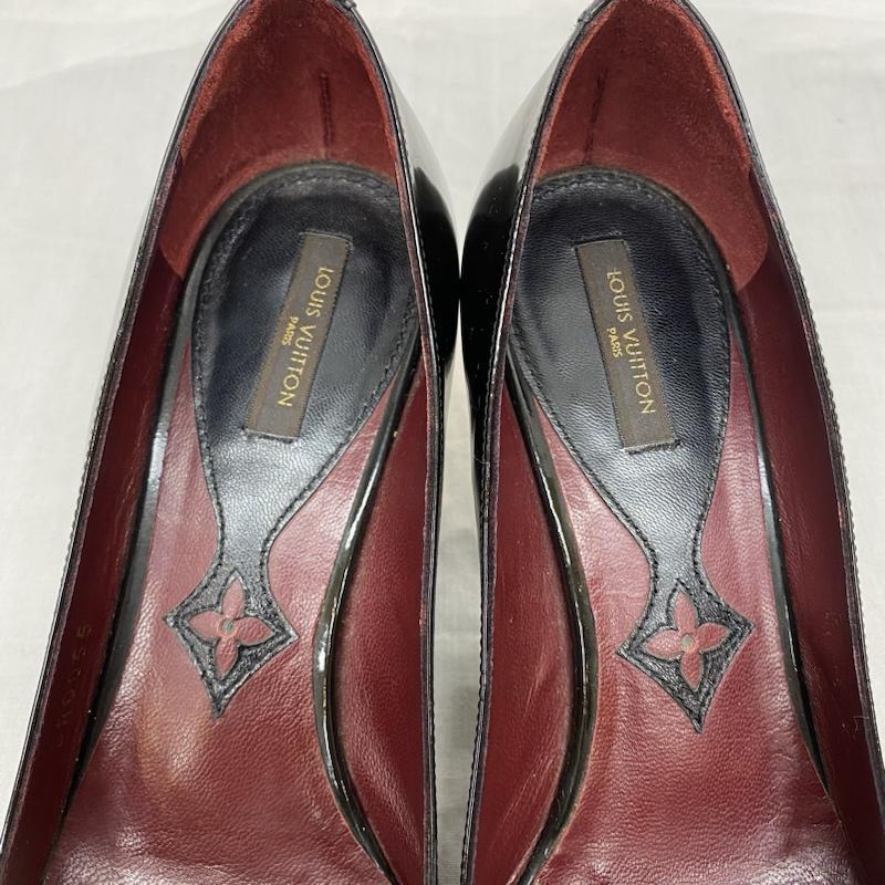 ルイヴィトン パンプス スタッズ リボン 23.5センチ ゴールド金具 ブラウン ルイヴィトン パンプス スタッズ リボン 22.5センチ ゴールド