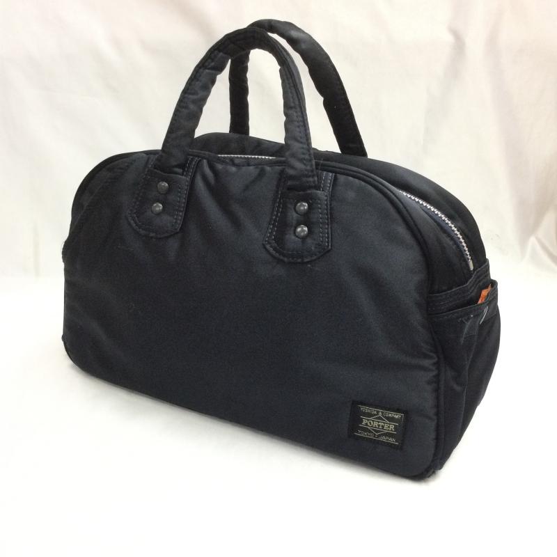 【美品】PORTER ヘッドポーター　ボストン　ブラック　タンカー HEAD PORTER ヘッドポーター ボストンバッグ Traveling Bag