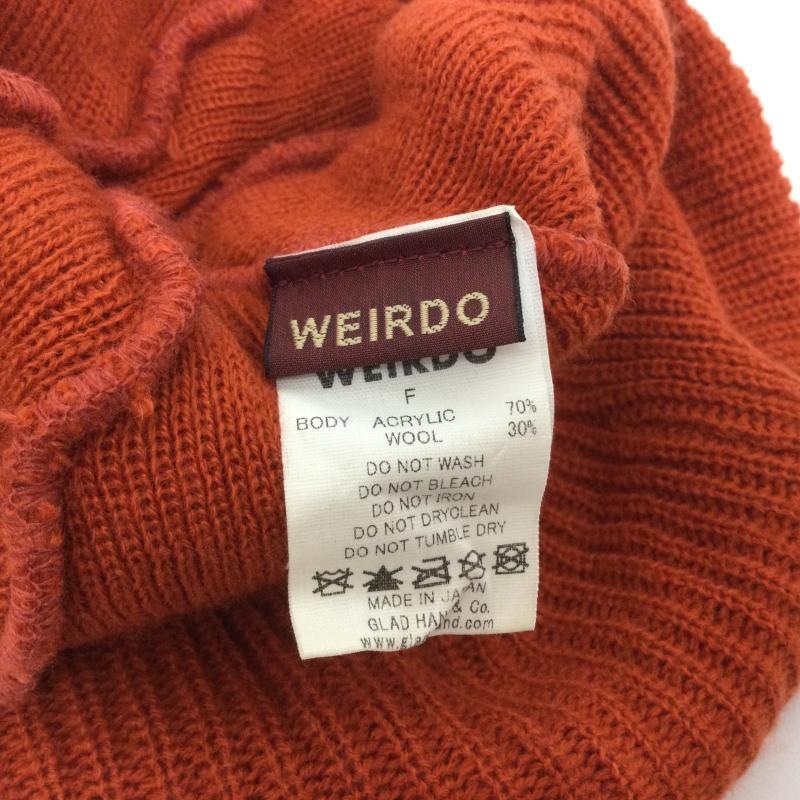 WEIRDO ウィアード ニット帽 帽子 Knit Cap、Knit Hat, Beanie ウール混 ビーニーキャップ ニット帽 10098163｜istitch-store｜08