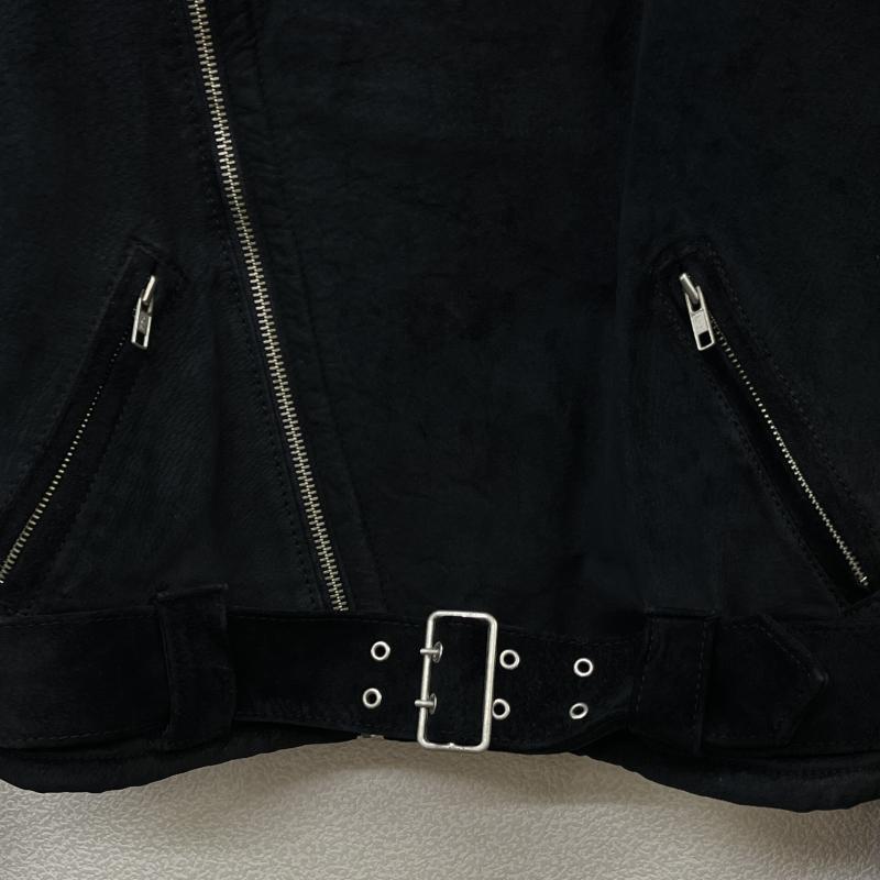 古着 レザージャケット ジャケット、上着 Jacket MICHIKO KOSHINO LONDON ミチコ ロンドン 裏ボア 豚革 スエード レザー ダブル 【SILKROAD】 ライ 10098366