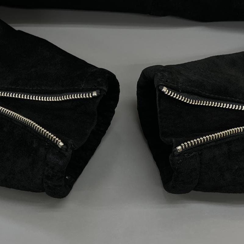古着 レザージャケット ジャケット、上着 Jacket MICHIKO KOSHINO LONDON ミチコ ロンドン 裏ボア 豚革 スエード レザー ダブル 【SILKROAD】 ライ 10098366