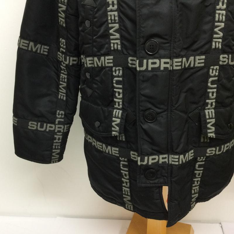 シュプリーム 18AW Logo Tape N-3B Parka ロゴテープ パーカー 