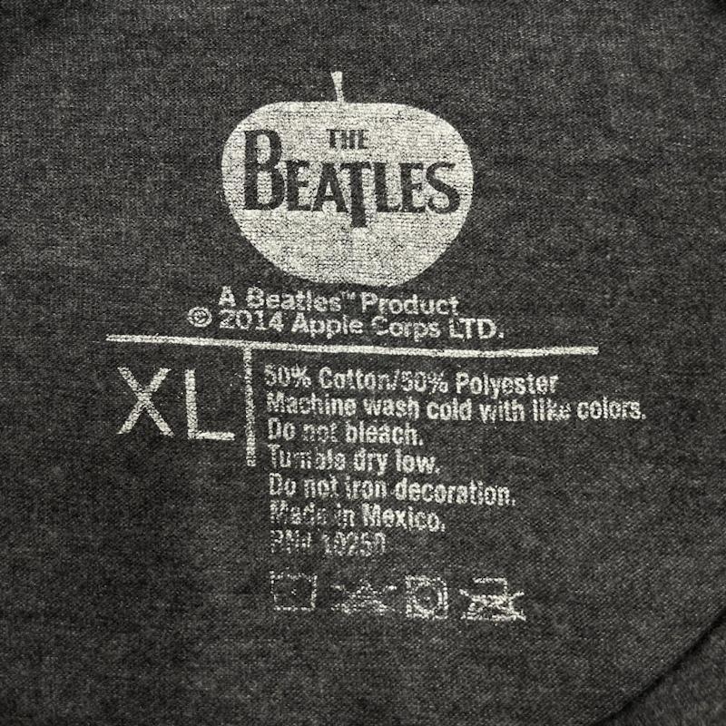 USED 古着 半袖 Tシャツ T Shirt  THE BEATLES ビートルズ バンドTシャツ バンT ユニオンジャック 〓2014 チャコールグレー XL 10100794｜istitch-store｜08