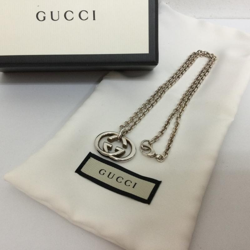 GUCCI グッチ 503FI インター ロッキング Gネックレス Ag925 シルバー  