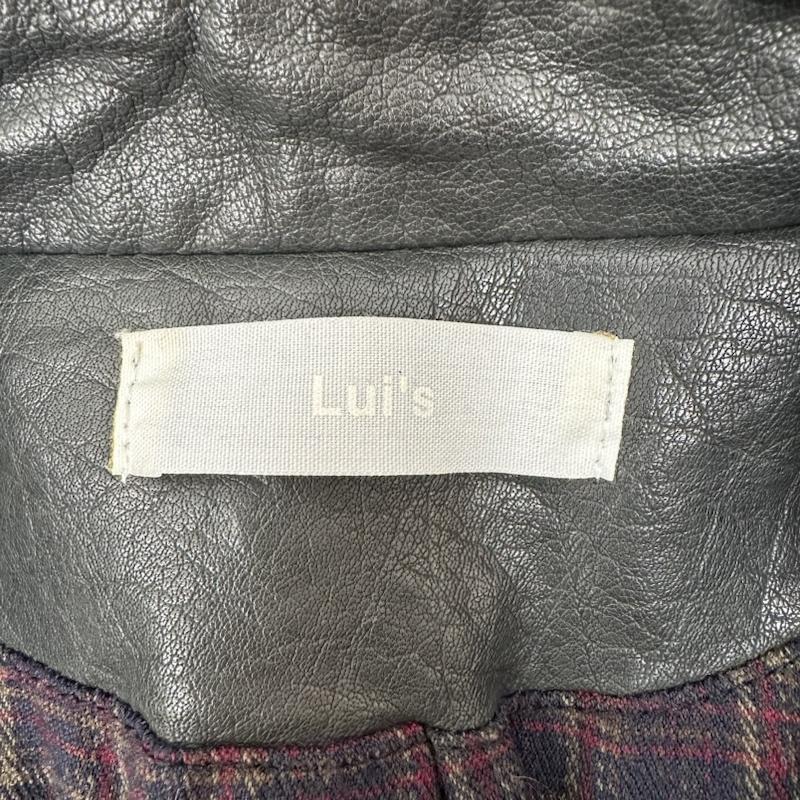 Lui's ルイス レザージャケット ジャケット、上着 Jacket シングル レザー ライダース ジャケット 10101040｜istitch-store｜03
