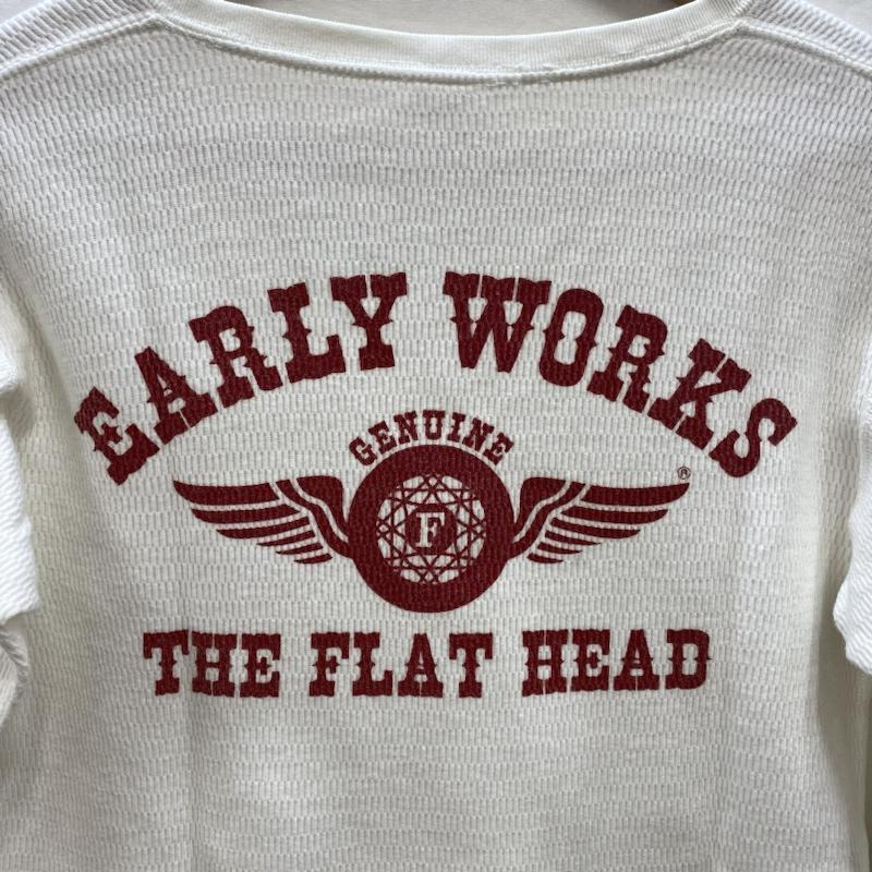 The Flat Head ザ・フラットヘッド 長袖 Tシャツ T Shirt  THE FLAT HEAD sport wear 長袖 カットソー サーマル ロンT Vネック 38 10103653｜istitch-store｜08