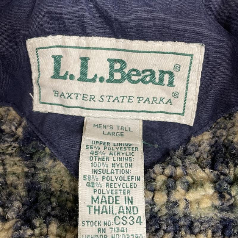L.L.Bean エルエルビーン ジャンパー、ブルゾン ジャケット、上着 Jacket 80s USA製 Baxter State Parka 裏地 チェック マウンテン パーカ 10106581｜istitch-store｜03