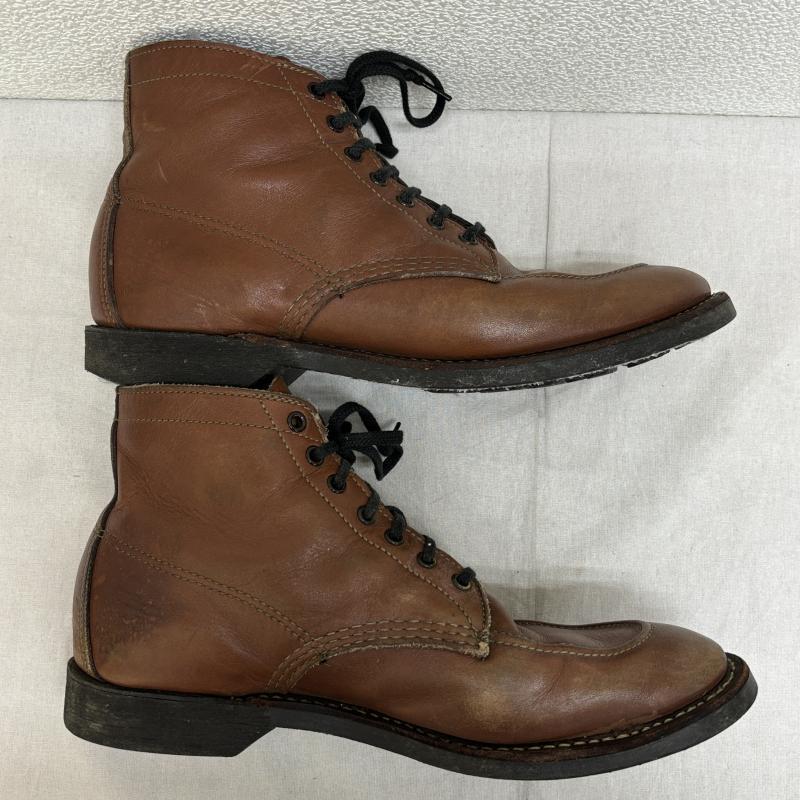 RED WING レッドウィング ショートブーツ ブーツ Boots Short Boots 8076 1930sモデル シガーリタン レザー ビブラムソール モックトゥ ス 10108447｜istitch-store｜06