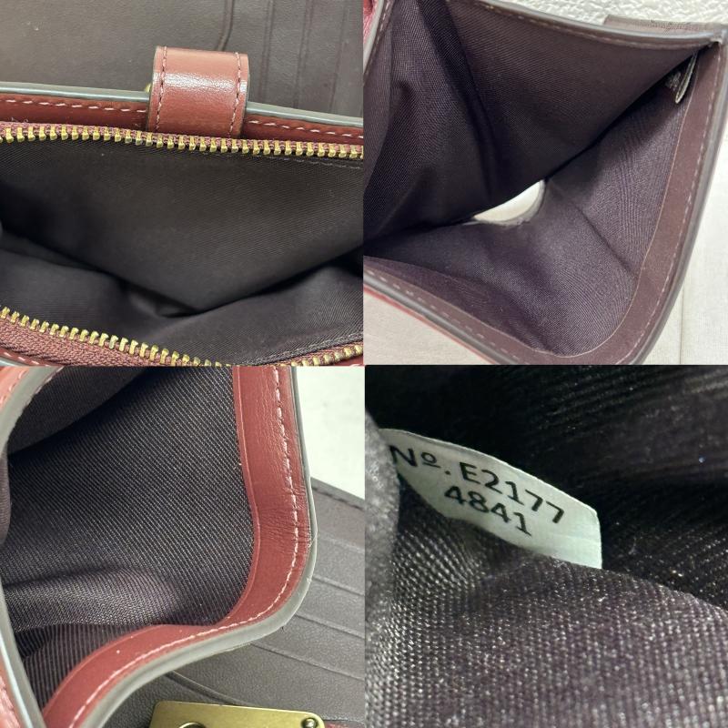 COACH コーチ 二つ折り 財布 Wallet Bi-Fold Wallet, Billfold Wallet E2177 4841 カーフレザー ハットンウォレット 二つ折り 10108452｜istitch-store｜09