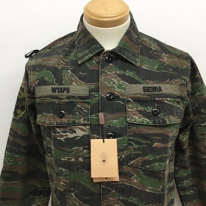 171GWD-SHM01S 17SS BUDS LS COTTON TWILL TIGER STRIPE バッズ タイガーカモストライプ 長袖シャツ ジャケット タグ・袋付 10108524 【Open Collar】