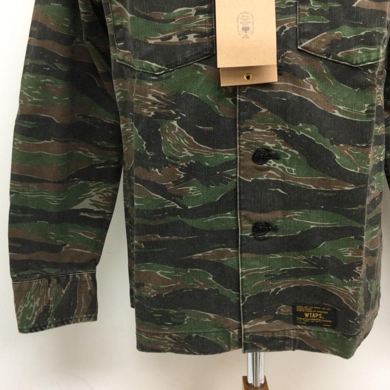 171GWD-SHM01S 17SS BUDS LS COTTON TWILL TIGER STRIPE バッズ タイガーカモストライプ 長袖シャツ ジャケット タグ・袋付 10108524 【Open Collar】