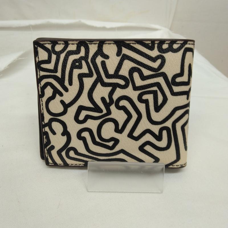 COACH コーチ 二つ折り 財布 Wallet Bi-Fold Wallet, Billfold Wallet Keith Haring パスケース 二つ折り 財布 F87100 10108772｜istitch-store｜04