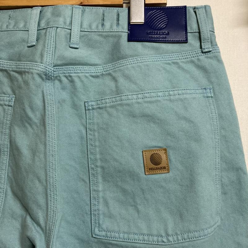 古着 Hellrazor / ヘルレイザー OVER DYE カラーデニム ベスト バギー  