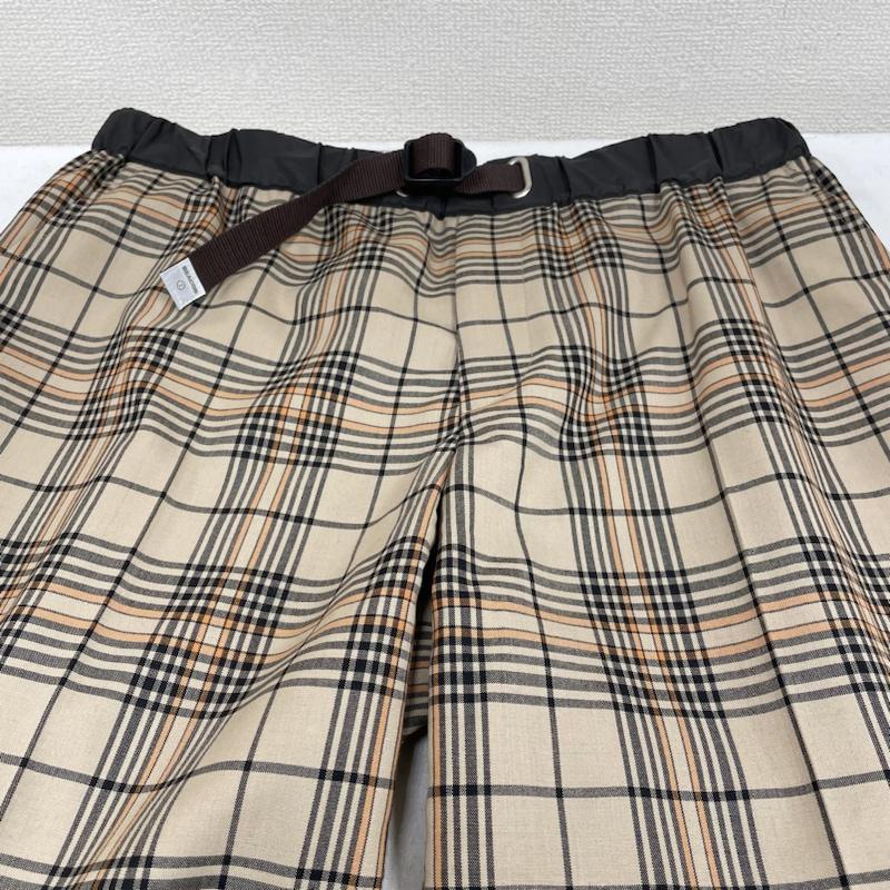カラー Trousers Slacks BEACON ウール チェック パンツ 22SBM-P04141 2 10127672 10127672