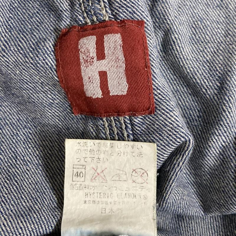 HYSTERIC GLAMOUR ヒステリックグラマー ロゴプリント デニム