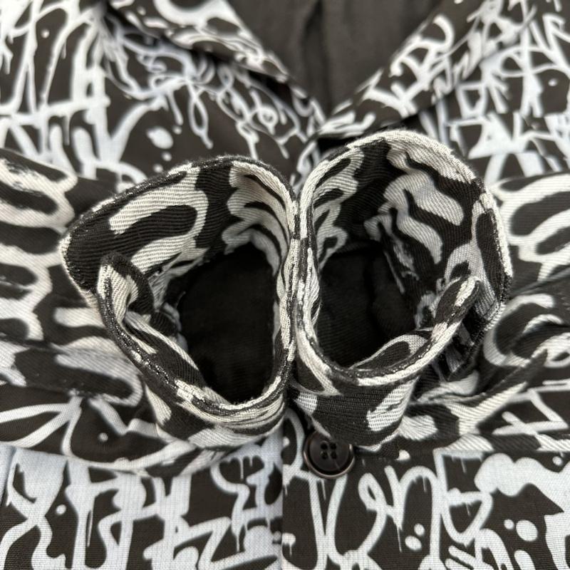 ブラックコムデギャルソン　デザイン　ブラック　ペイント　大きめXS ブラックコムデギャルソン デザイン ブラック ペイント 大きめXS