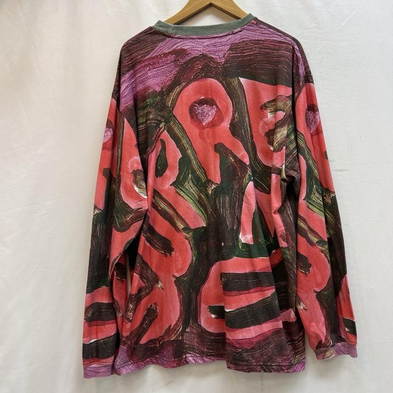 シュプリーム 24ss Paint L/S Top ペイント ロゴ ロンT XL