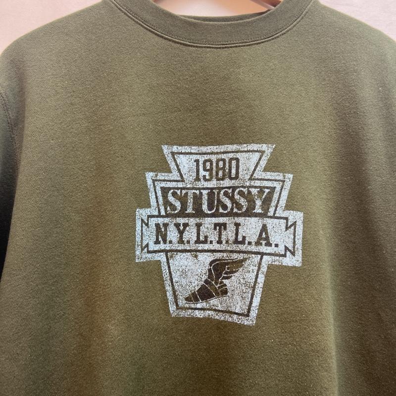 ステューシー 90s old stussy クルーネック スウェット 紺タグ M ステューシー 90s old stussy クルーネック スウェット 紺タグ M