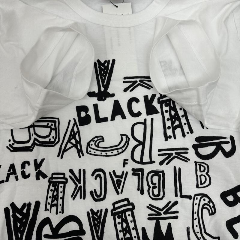 ブラックコムデギャルソン 24SS シングルステッチ プリント T