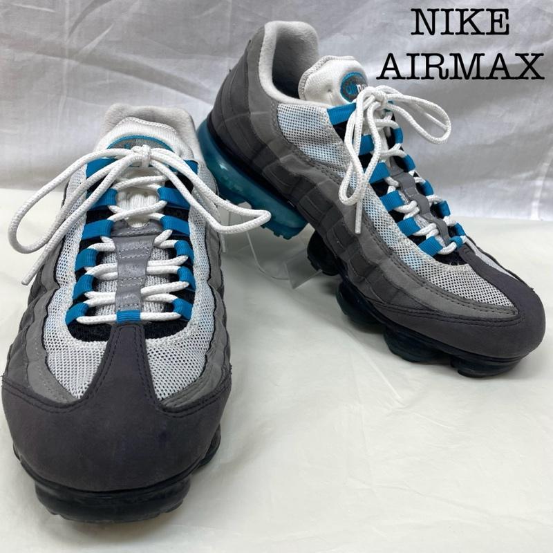 NIKE AJ7292-002 ナイキ エア ベイパーマックス 95 スニーカー Nike Air VaporMax 95 Neo Turquoise Blue Grey Men's Size 10.5