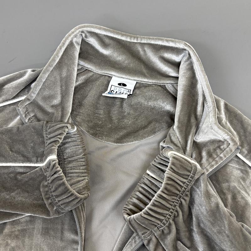 PRO CLUB ベロアセットアップ シルバー PROCLUB プロクラブ ベロア