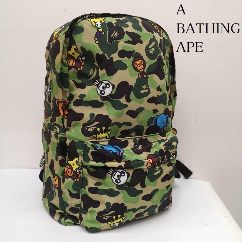 A・BATHING APE リュックサック エイプ マイロ BABY MILO GAME PATTERN DAYPACK（バックパック/リュック）｜A
