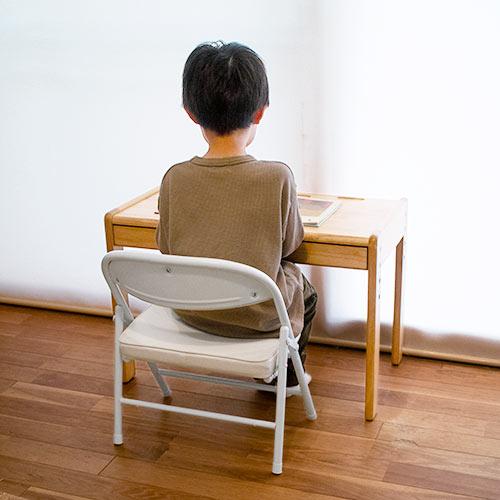 折りたたみミニチェア ローチェア 子供椅子 背もたれ コンパクト クッション 白 Yk Ch85wh イス王国 通販 Yahoo ショッピング