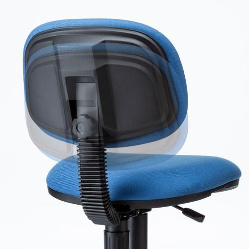 オフィスチェア 高耐荷重1kg 環境配慮 低ホルムアルデヒド ブルー Yk E10bl イス王国 通販 Yahoo ショッピング