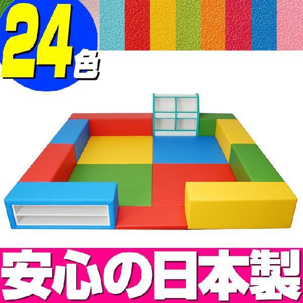 キッズコーナー バンビファンシーセット 2畳 プランI／キッズスペース セット おもちゃばこ 絵本たて