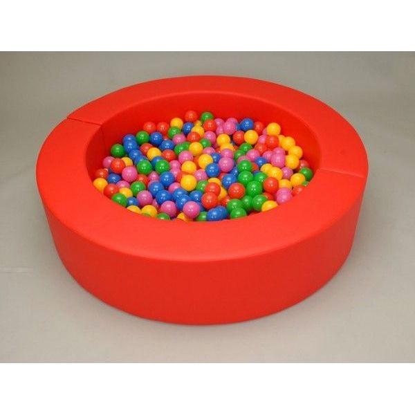 子供 ボールプール キッズコーナー ミニボールプール 赤（カラーボール