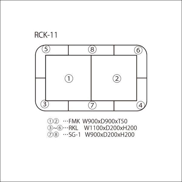 キッズコーナー リスファンシーセット 交通マット・Rコーナー 1畳 RCK11／かわいい フロアマット キッズスペース｜isuharikoubou｜02