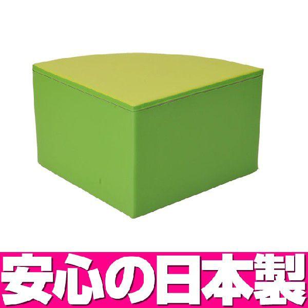 キッズコーナー ソフトクッション（単品） 踊り場R SK-13 ／日本製 室内 遊具 大型 ブロック