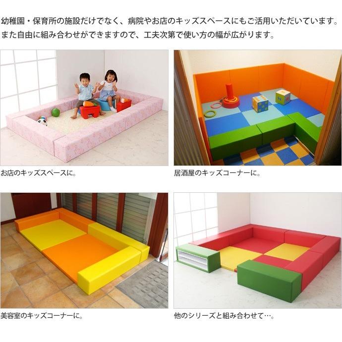 キッズコーナー リス20cm角セット 1畳プランB ビビットカラー