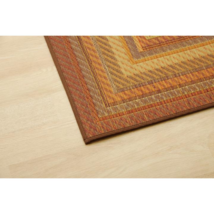 玄関 マット 室内 日本製 国産 い草 自然素材 グラデーション カジュアル 【ベージュ】 約60×90 8819860 | イケヒコ | 19