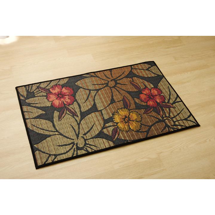 玄関 マット 室内 日本製 国産 い草 自然素材 グラデーション カジュアル 【ベージュ】 約60×90 8819860 | イケヒコ | 09