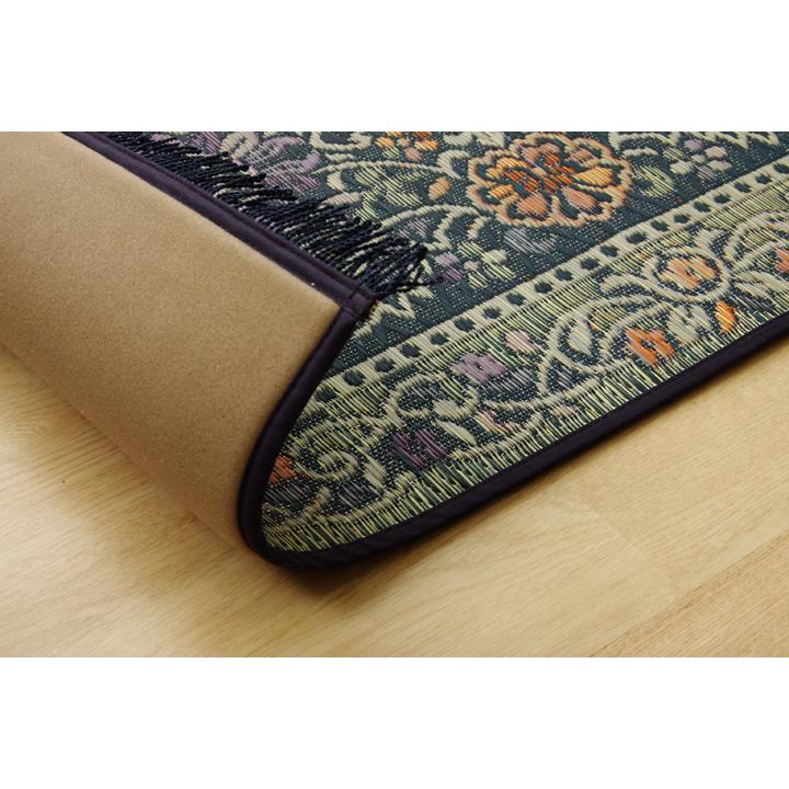 玄関 マット 室内 日本製 国産 い草 自然素材 グラデーション カジュアル 【ベージュ】 約70×120 8819870 | イケヒコ | 17