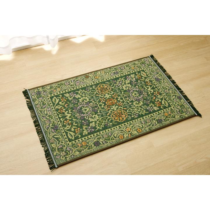 玄関 マット 室内 日本製 国産 い草 自然素材 グラデーション カジュアル 【ベージュ】 約70×120 8819870 | イケヒコ | 18