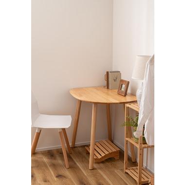 東谷 HOW-001NA ダイニングテーブル コンパクト 壁寄せ 壁付け 省