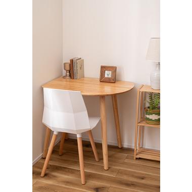 東谷 HOW-001NA ダイニングテーブル コンパクト 壁寄せ 壁付け 省