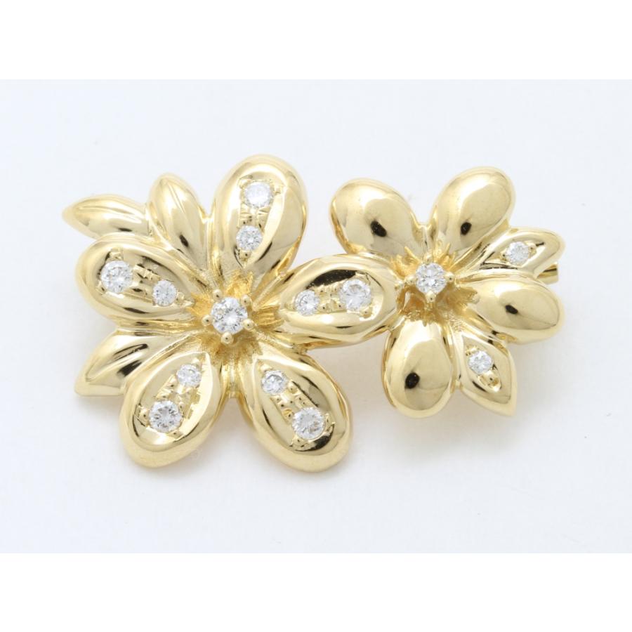 TASAKI 田崎真珠 タサキ K18ダイヤブローチ : いすず質店
