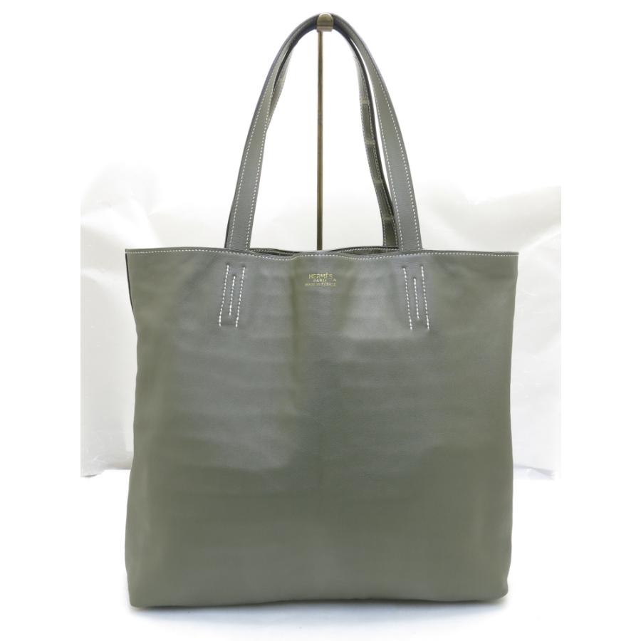 HERMES エルメス ドゥブルサンス36 グリーン系 □P刻印 クロコダイル 