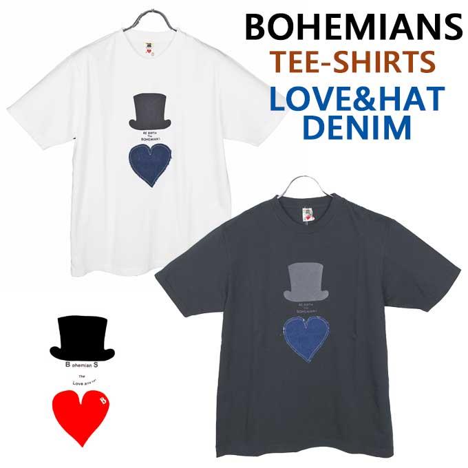 BOHEMIANS（ボヘミアンズ） (ボヘミアンズ)半袖Tシャツ LOVE&HAT 