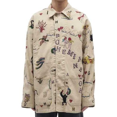 BOHEMIANS Bohemians (ボヘミアンズ) ストレッチ カバーオール BOHEMIANS Bohemians (ボヘミアンズ) ストレッチ カバーオール