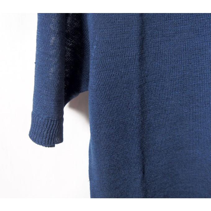 VNECK (ブイネック) 半袖　クルーネックセーター　麻100％　イタリア製　麻独特の光沢が綺麗で高級感があり良い雰囲気です　送料無料｜isuzuyoko｜12