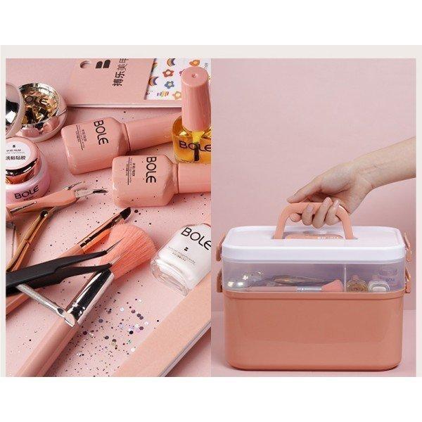 メイク、ネイルアート収納ボックスセット 値下げ】ネイル用品 ネイル収納ボックス 収納ケース メイク