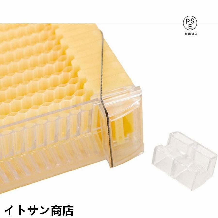 ミツバチ 巣箱 蜜蜂巣箱 4個 フローハイブ 蜂巣 巣脾 巣礎 巣枠