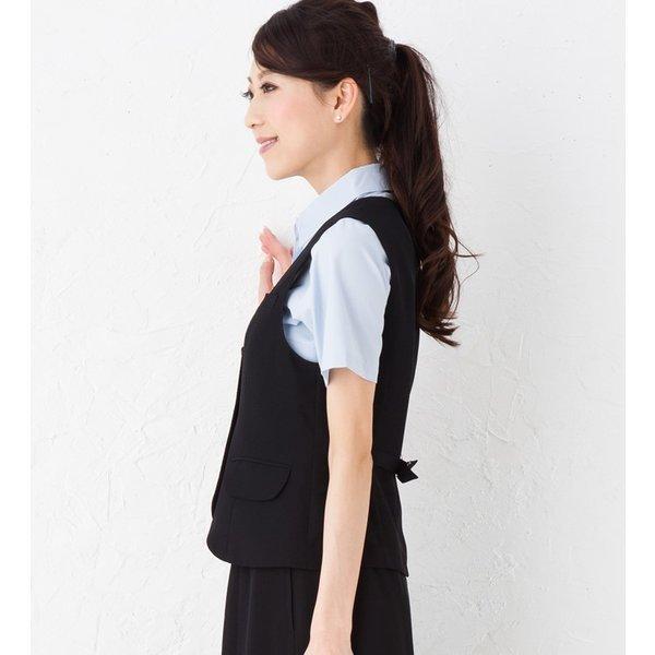 おもてなしに、このきちんと感!美シルエットS字ラインベスト 事務服 企業制服 オフィスユニフォーム リクルートスーツ 通勤 入学式 卒業式にもおすすめ!|isyokujiyu-femme|03