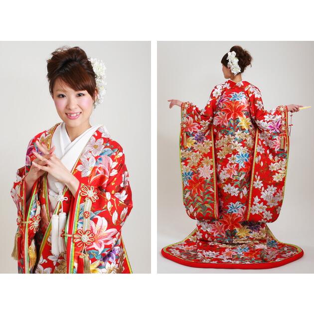 色打掛レンタル フルセット 赤無垢 015 | きものレンタル as着物